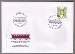1987_742x_5400 BADEN_INT. BAHNPOSTWAGENAUSSTELLUNG !-23.5.87
