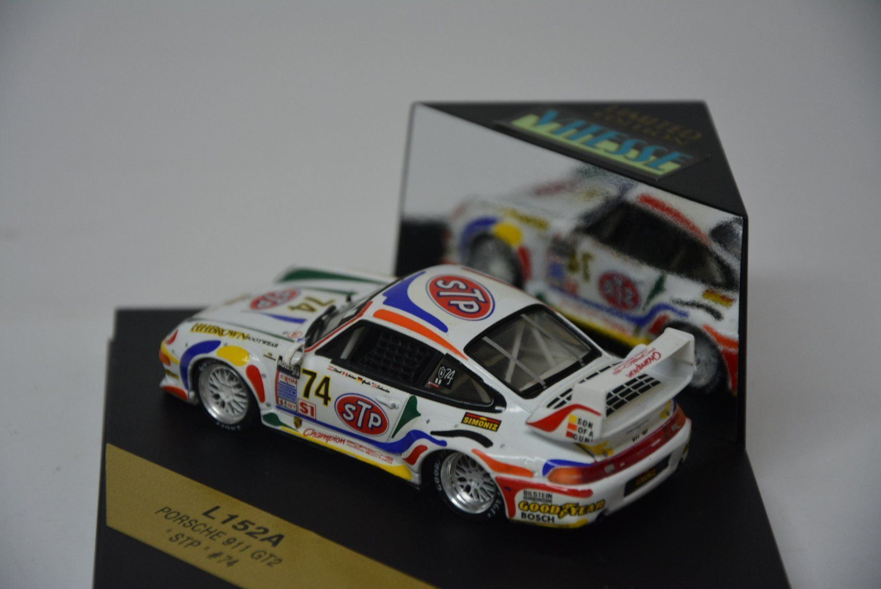 Porsche Modellini d'auto: Porsche 911 GT2 " STP " #74  , 1:43 – Nuovo (secondo la descrizione) da Goldach venduto da Feivel9 6