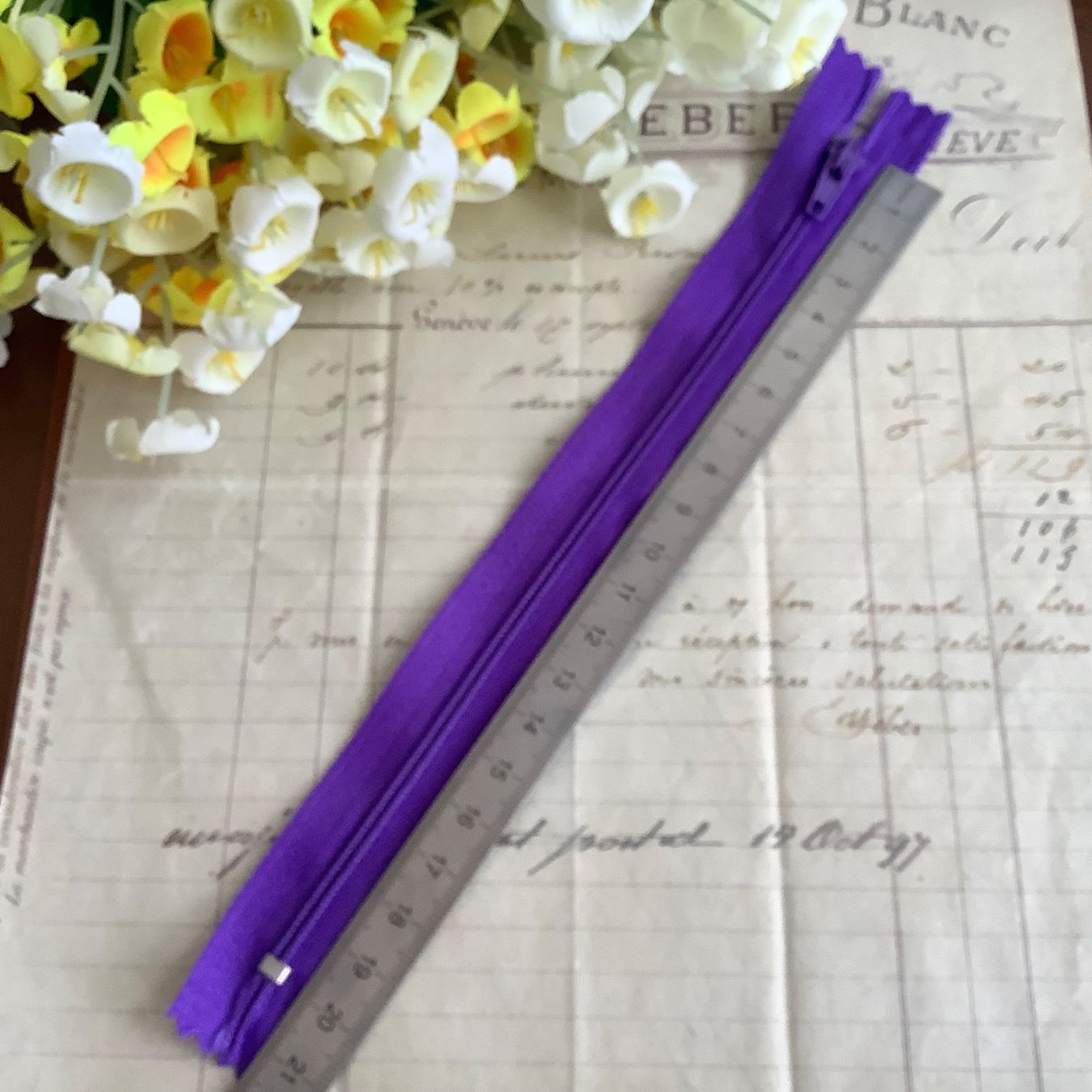 Stoffe: Reissverschlüsse 20cm lila fermeture éclair violet – Neu (gemäss Beschreibung) aus Meyrin von laservette99 1