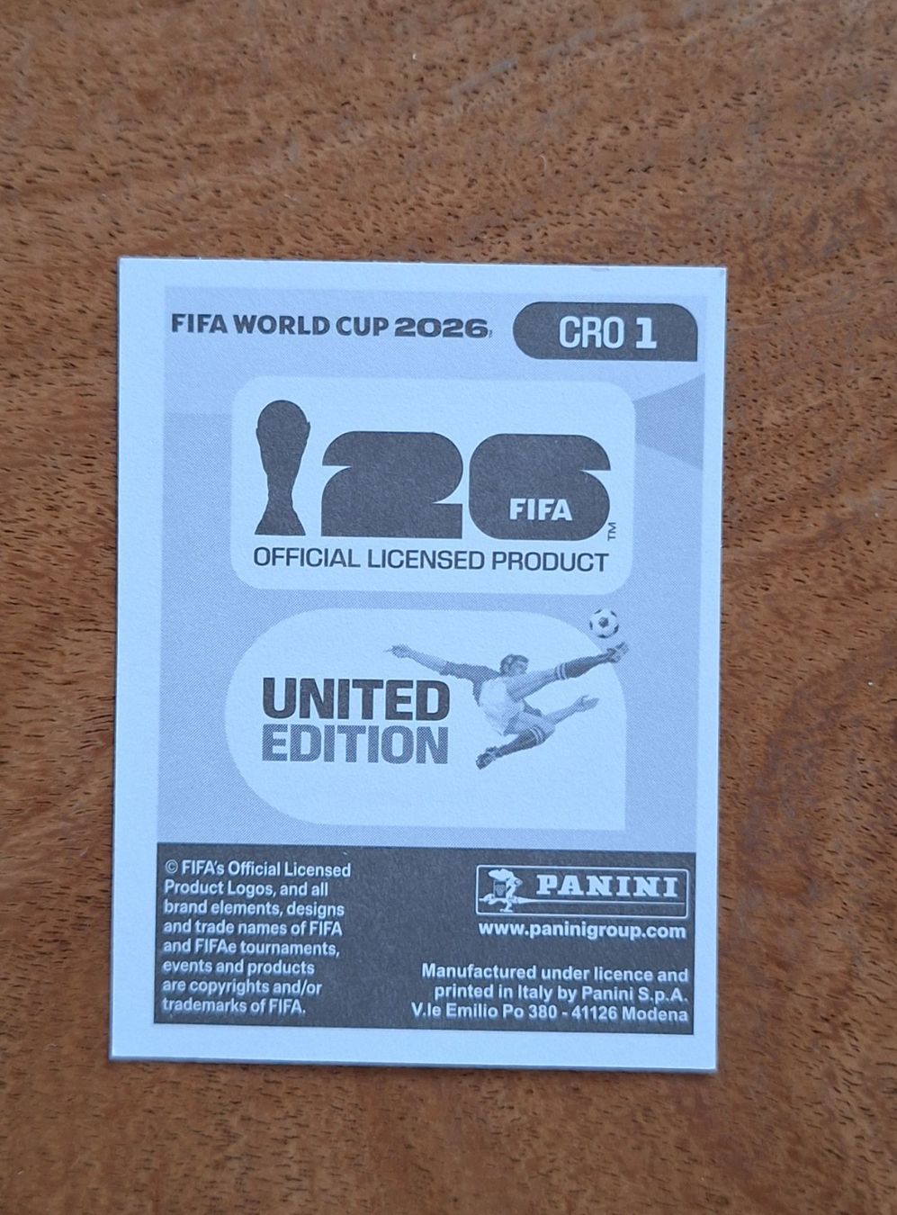 Panini Carte collezionabili: Panini CRO 1 – Nuovo (secondo la descrizione) da Romanens venduto da Crocette 1