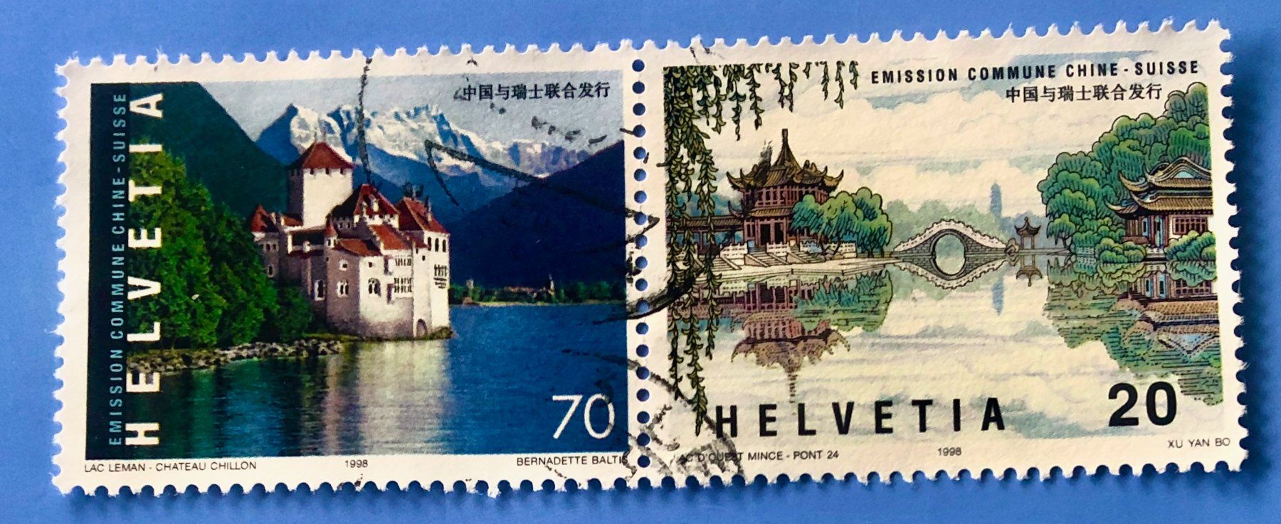 Tutti i francobolli: Nr.958/959 mit Stempel 1998    – Usato da Aarau venduto da Billa007