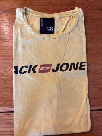 Jack & Jones T-Shirt, Gr. M, Gelb