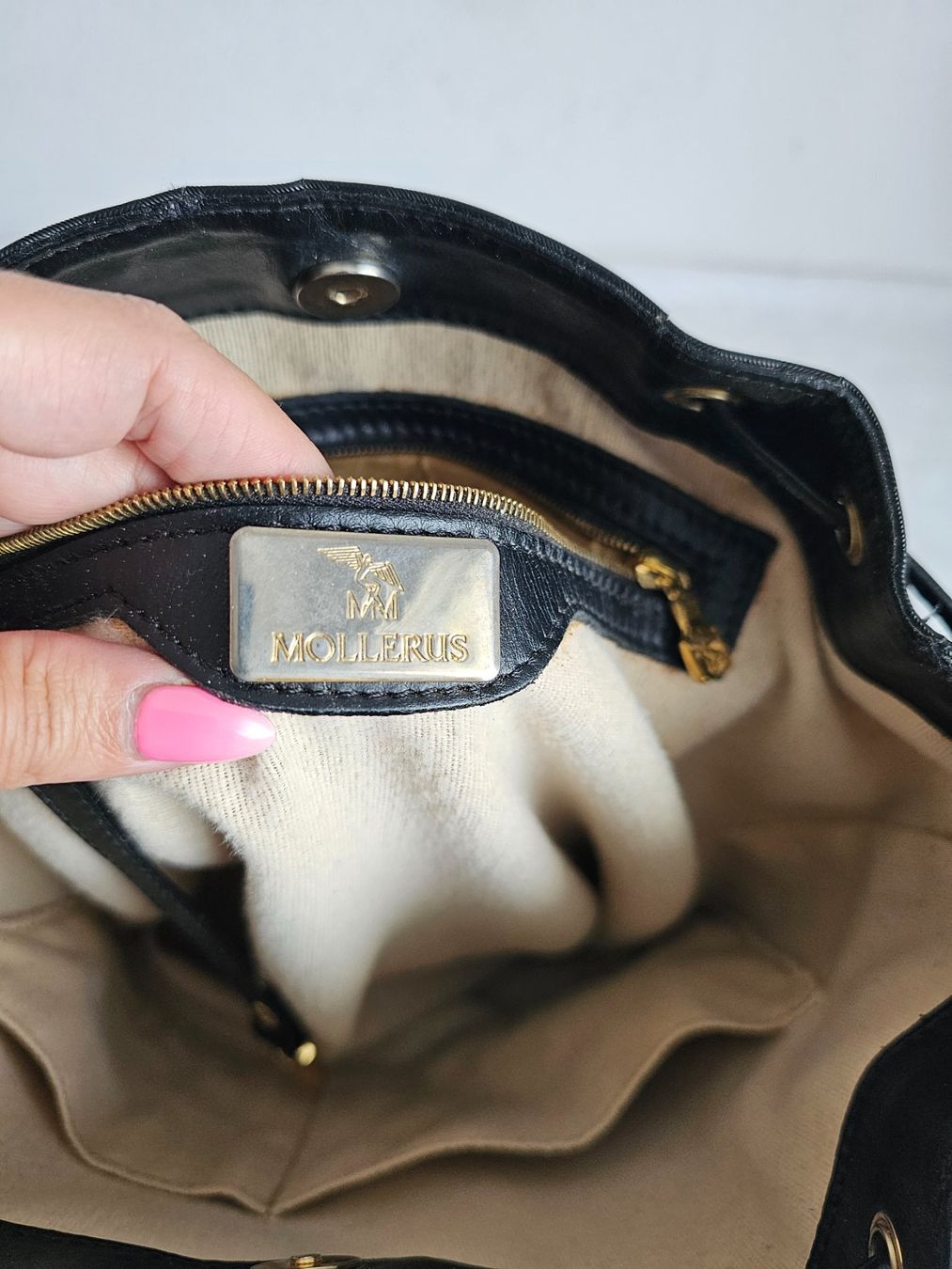 Maison Mollerus Borse da donna: ***Masion Mollerus ***Orig. Beuteltasche Leder – Usato da Bronschhofen venduto da Xena37 7