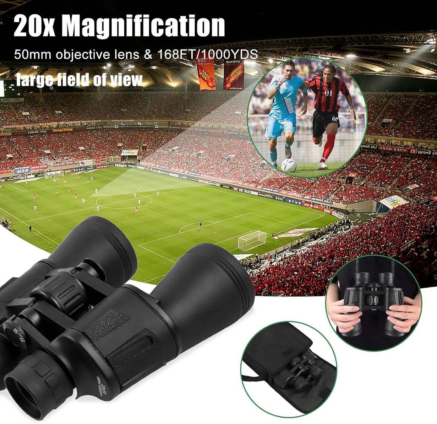 Binocoli: Fernglas 10x50 HD Teleskop Monokular – Nuovo e nell'imballaggio originale da Genève venduto da Top-Trend 5