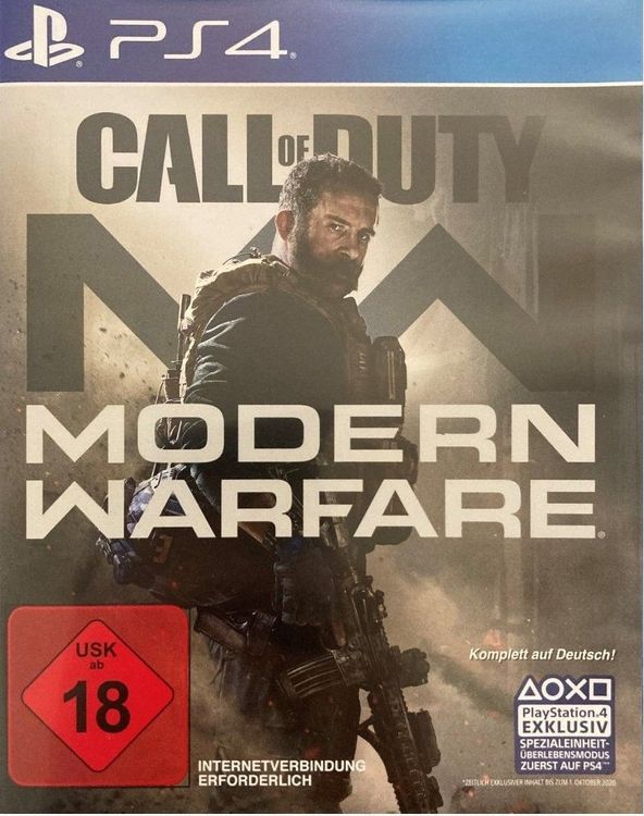 Call of Duty Modern Warfare++PS4 (Gebraucht) in Nidau für CHF 9.9 – mit ...