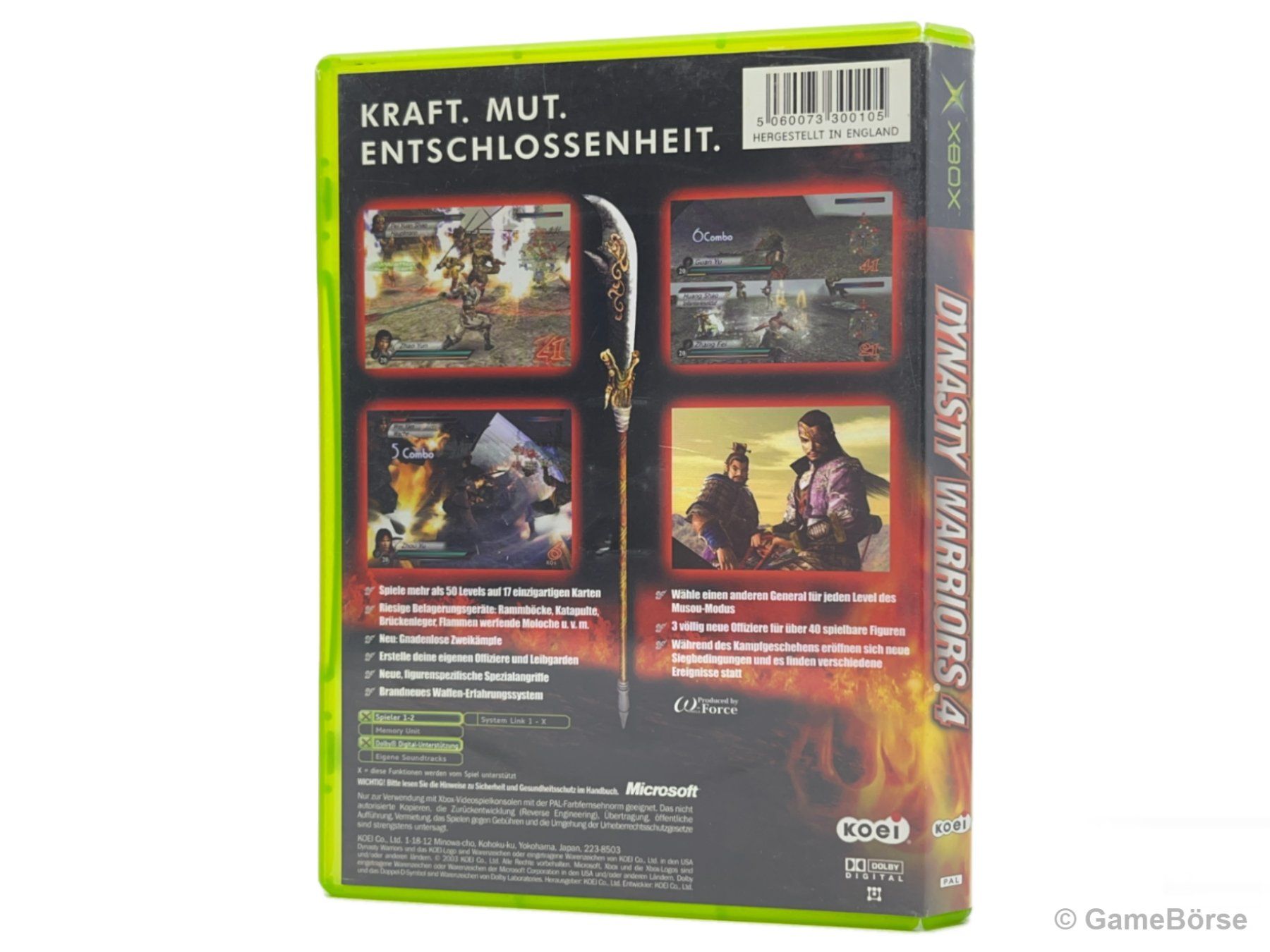 Microsoft Giochi: Xbox Dynasty Warriors 4 – Usato da Stettfurt venduto da GameBoerse 1