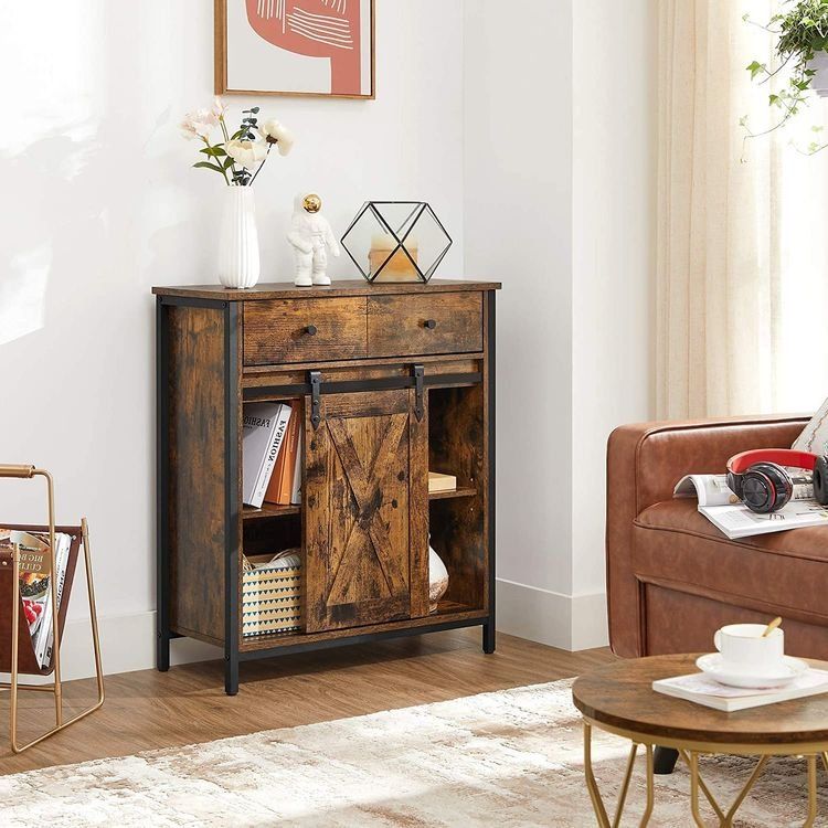 Kommoden: Beistellschrank Sideboard mit Regalebene Schiebetür VALENTIS – Neu und originalverpackt aus Lachen SZ von MAMORU-MOEBEL 2