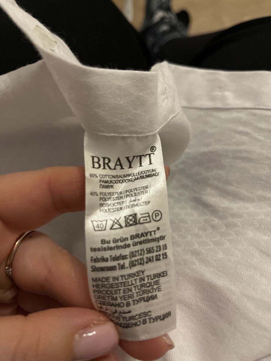 Camicie: Braytt Herrenhemd Weiss Grösse L – Usato da Bremgarten AG venduto da arl_8nbf 4