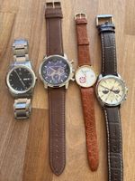 Lot de 4 montres assorties divers modèles occasion