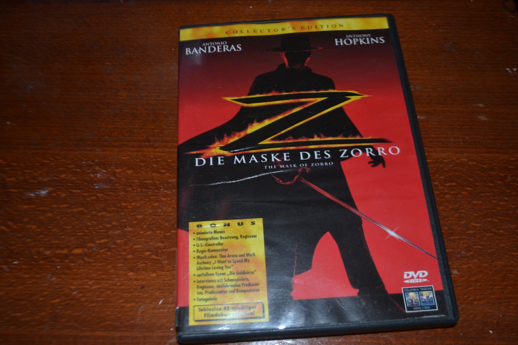 Tutti i DVDs: Die Maske des Zorro (DVD) – Usato da Laupen ZH venduto da chefdom