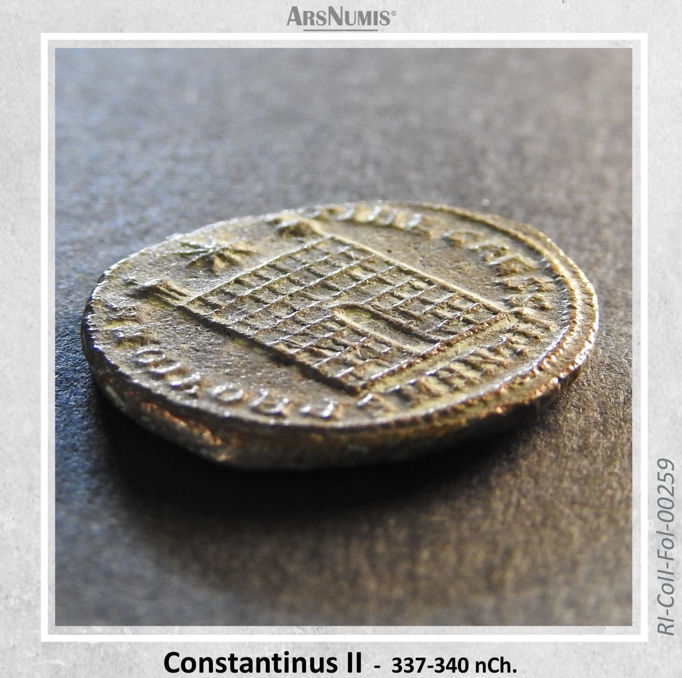 Tutti le monete: Römische Münze - Constantinus II – Usato da Oberwil b. Zug venduto da ArsNumis 3