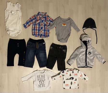 Winter/Frühlings-Kleiderset Jungen 62