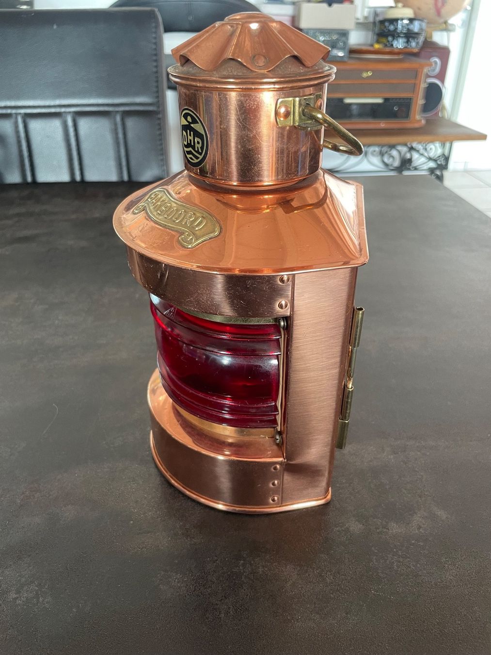 Lampen: Lanterne de Bateau Backboord Cuivre – Gebraucht aus Vallamand von Bricbracbroc82 2