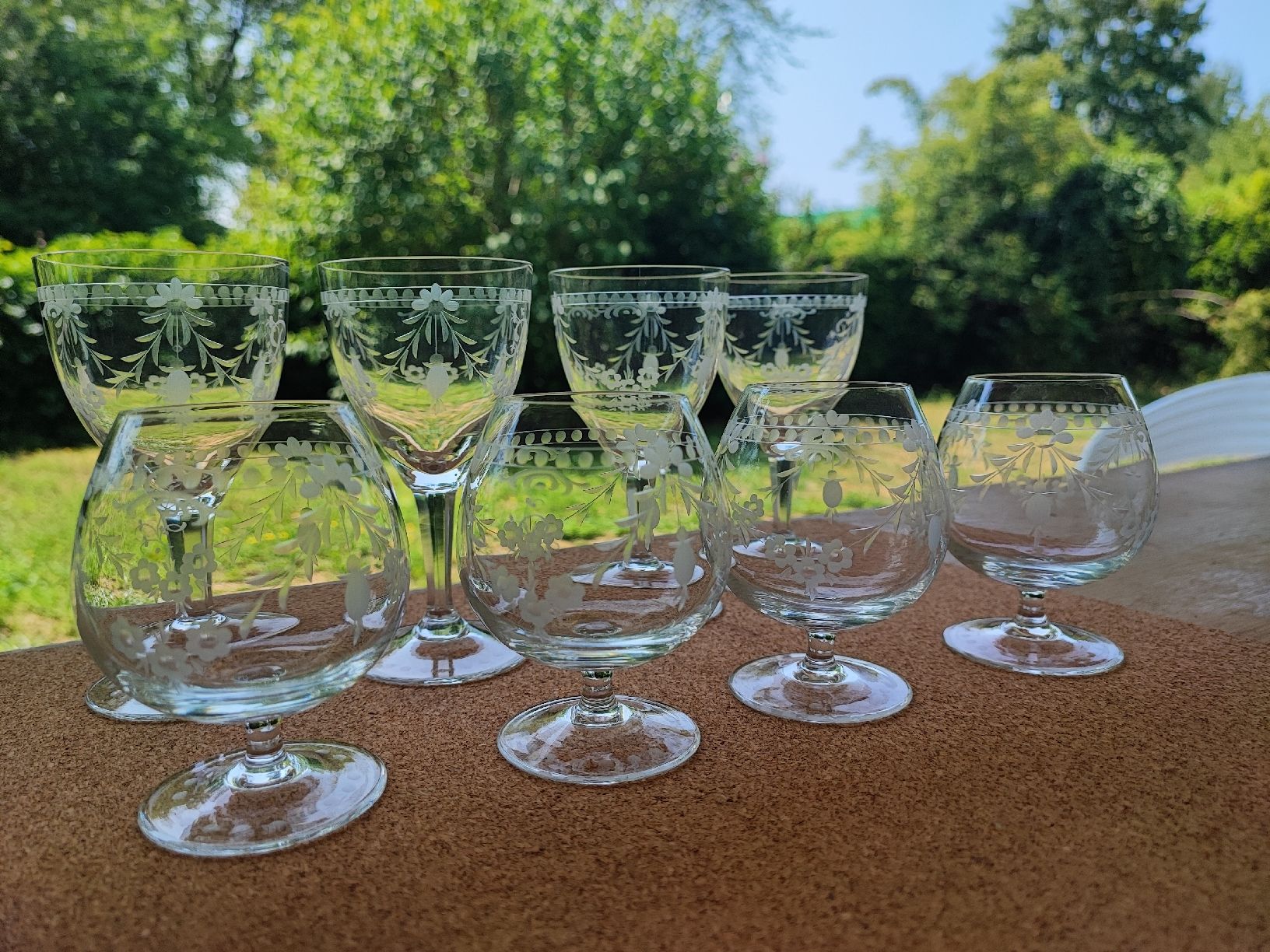 Verres: Kristallgläser-Set mit edler Gravur – Neuf (Voir description) à Elsau par kap_pdr8