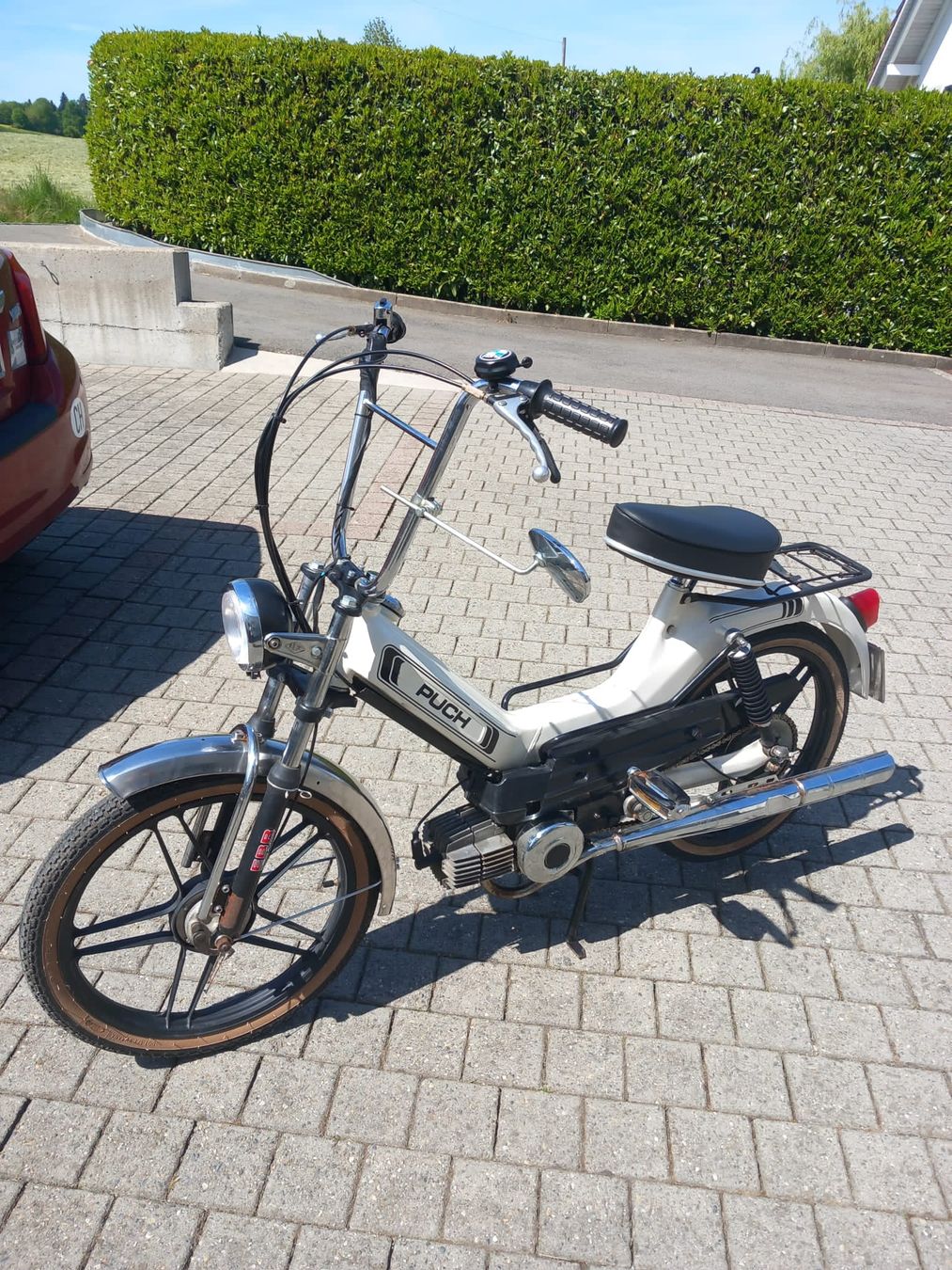 Puch Ciclomotori: Puch Maxi S weiss – Usato da Dietwil venduto da talulla