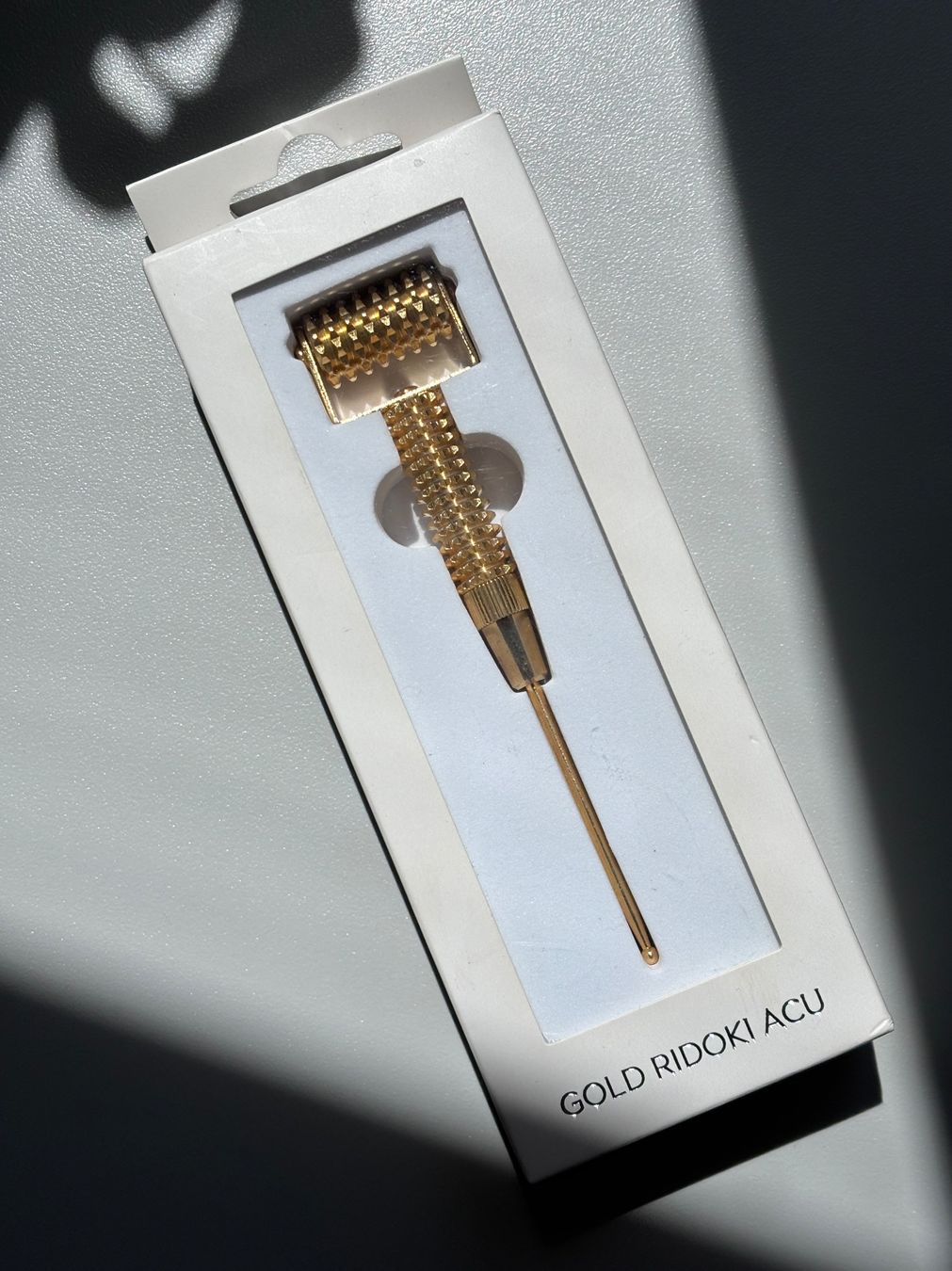 Massagegeräte: Neu: Gold Ridoki ACU Roller - beauty massage roller – Neu und originalverpackt aus Zürich von Eli_shop