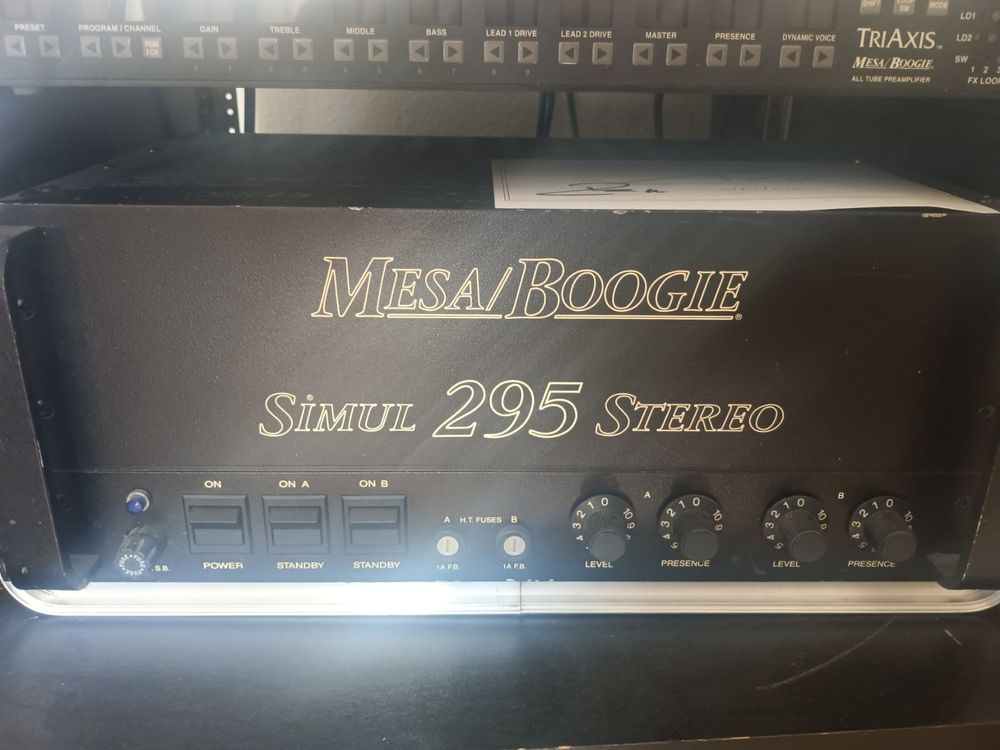 Mesa Boogie 295 Simul Class PowerAmp signed Richard Kruspe (Gebraucht ...