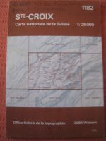 Landeskarte der Schweiz St. Croix