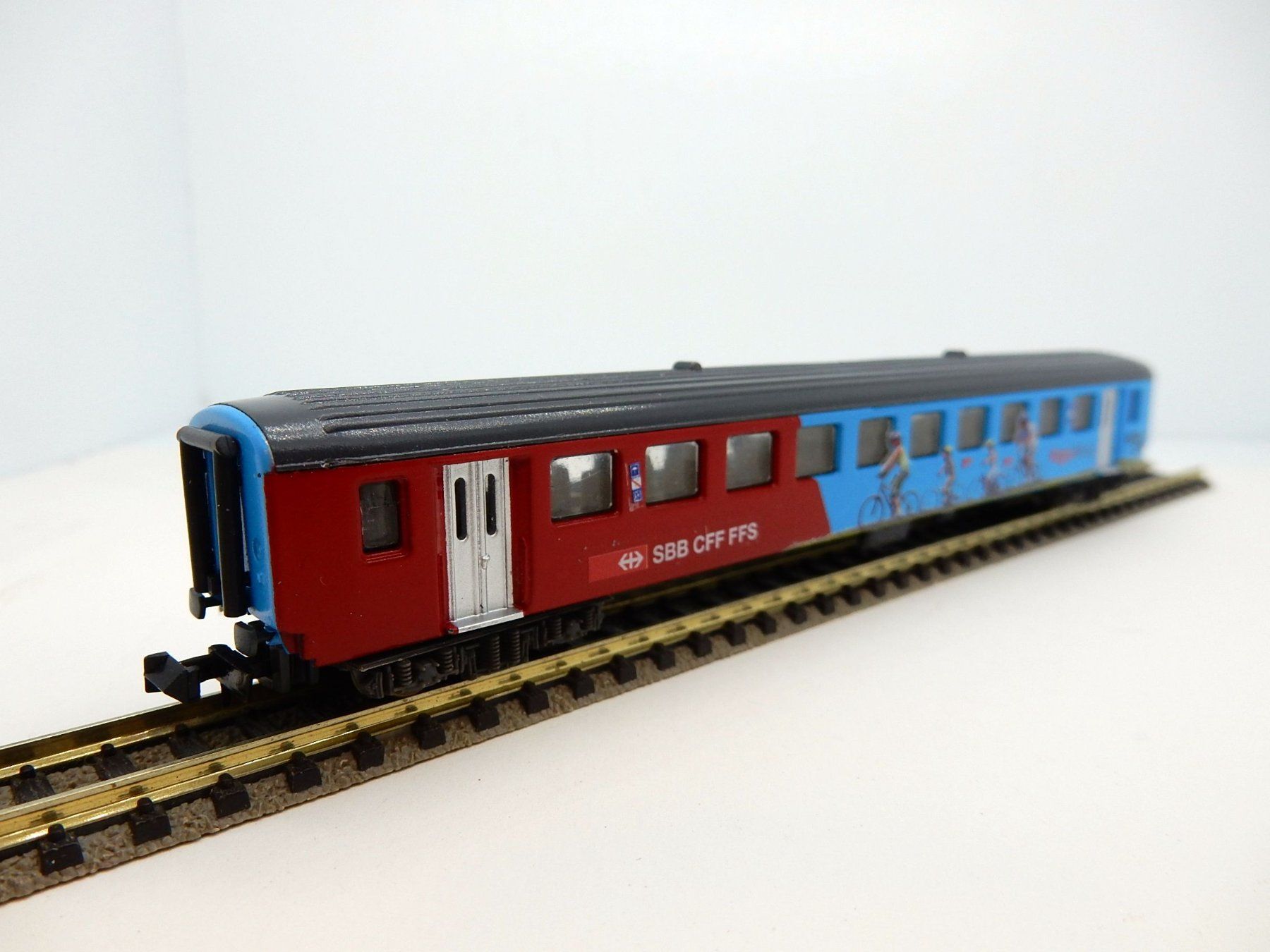 Modellini di ferrovie: N- CFF/SBB/FFS  Wagon EWII "RegioBiking" – Nuovo (secondo la descrizione) da Locarno venduto da Gudrun2 1