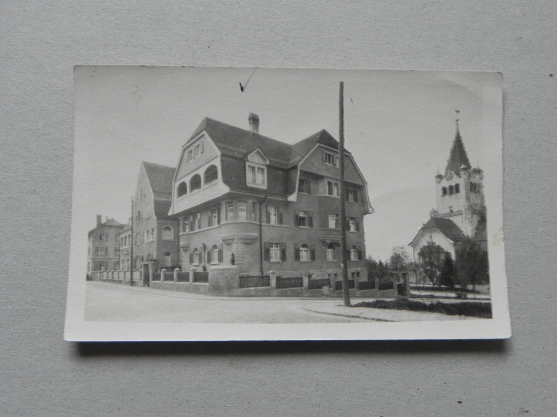 Ansichtskarten: Echtphoto Ansichtskarte Karte Rorschach SG 1925 – Gebraucht aus Siebnen von krimsie