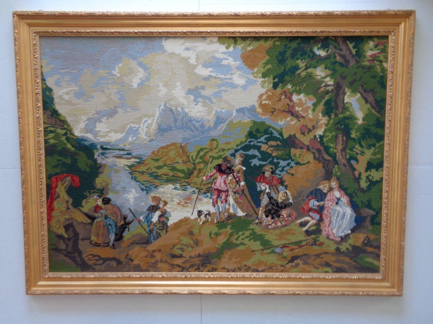 Cornici: Grosser Goldrahmen - Gobelin Jugendstil – Usato da Chur venduto da omonia
