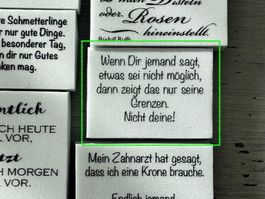 LaBlanche Stempel Spruch '...Grenzen...' 1-teilig