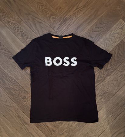 Hugo Boss T-Shirt, Size S, Black, Casual Summer Style 😎