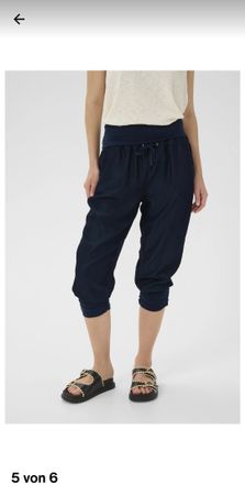 Dunkelblaue Sommerhose, NP 59.90,  38 Crline Stoffho