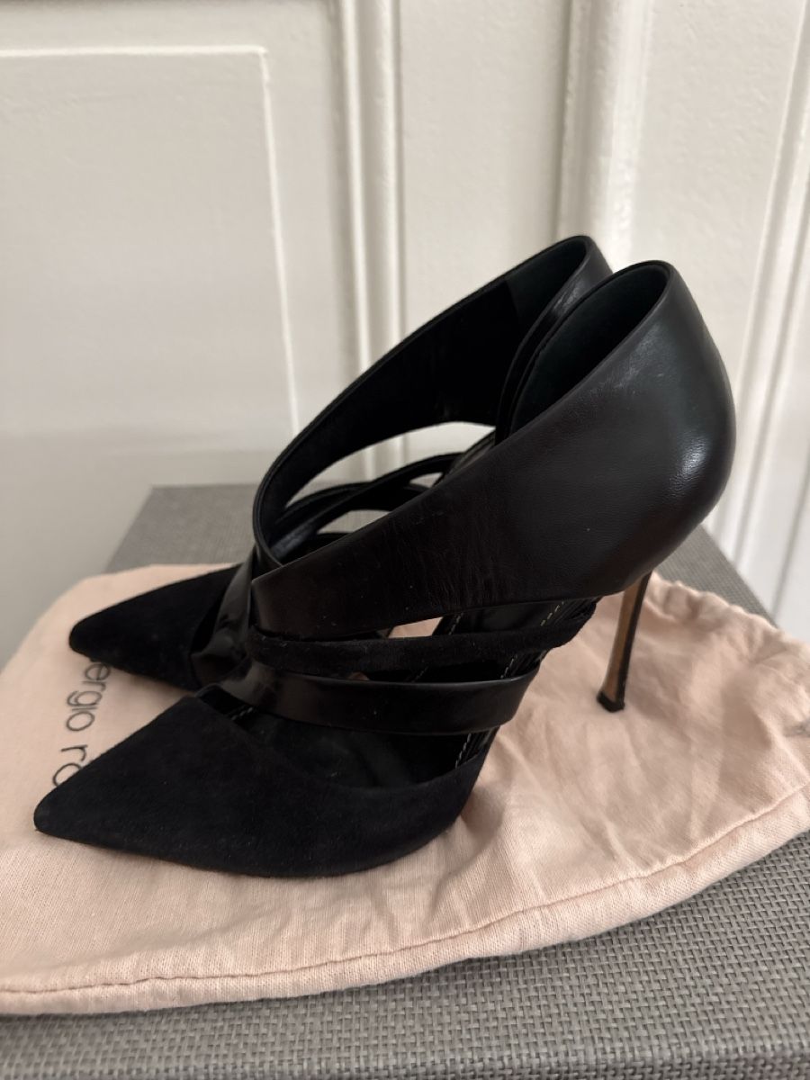 Sergio Rossi Chaussures femmes: Sergio Rossi Pumps black leather suede size 37 – D'occasion à Genève par ana_g5sp 3