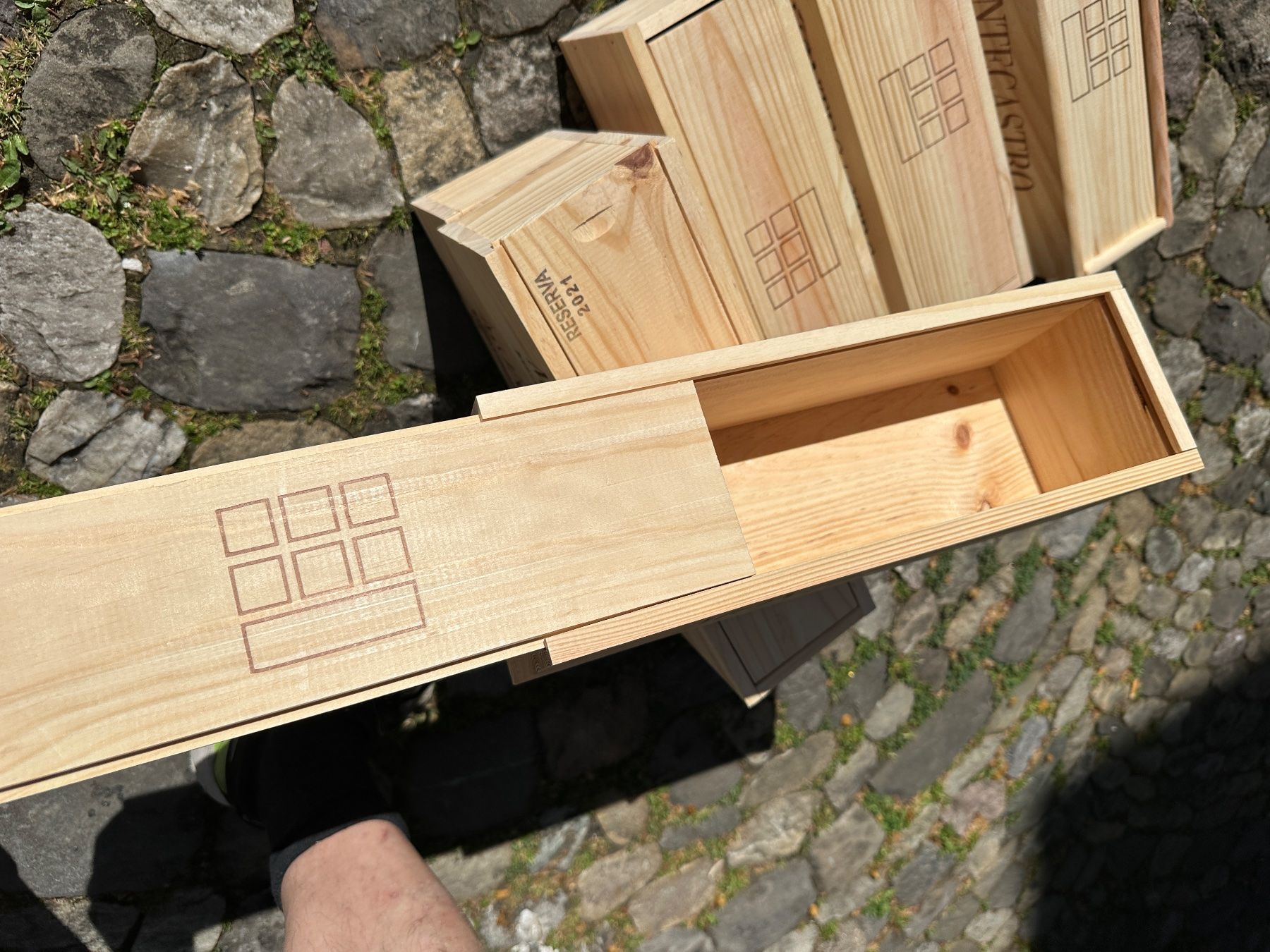 Altro: Einzelweinkiste mit Schiebedeckel – Usato da Zürich venduto da atlantis77 1