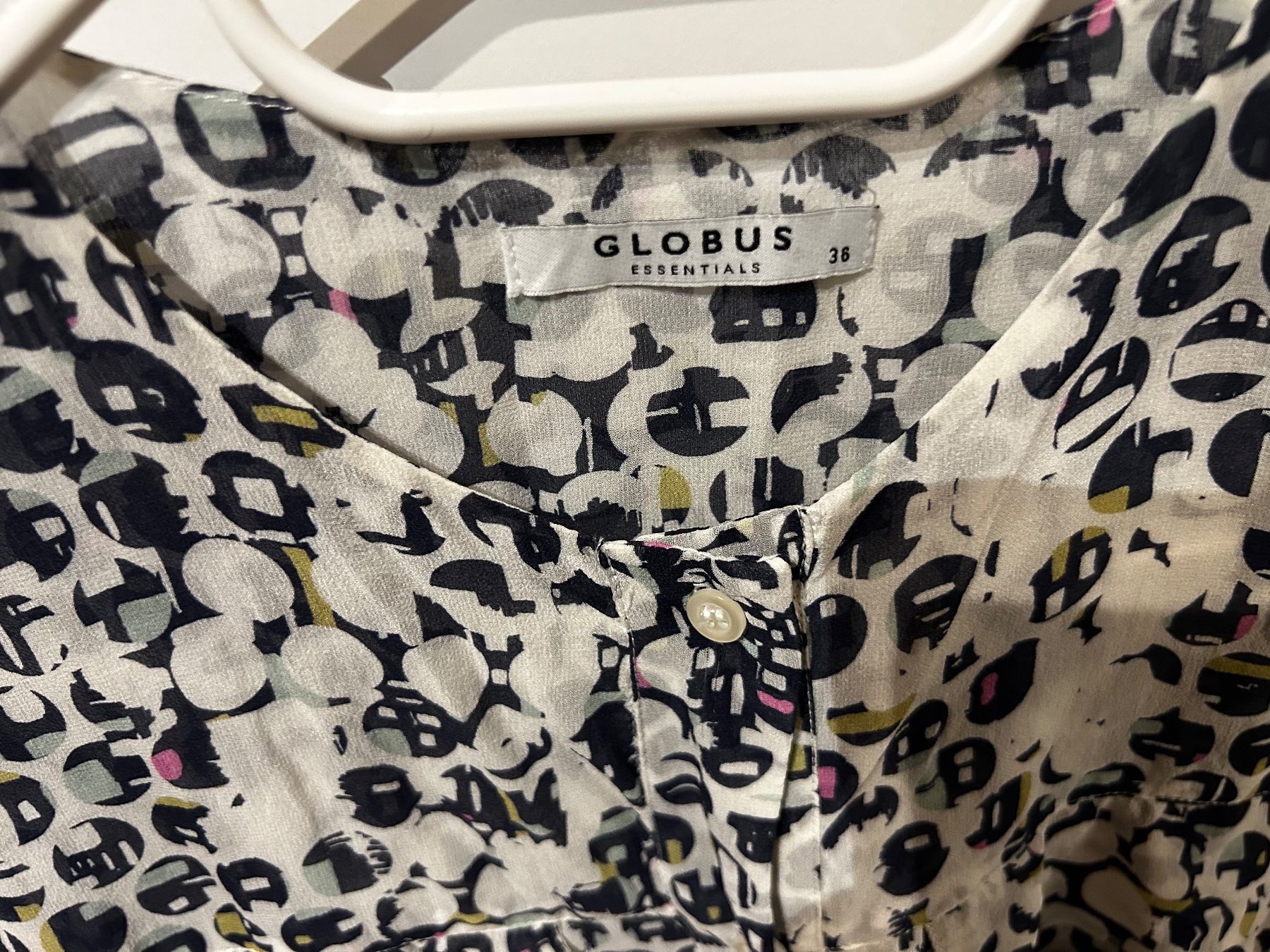 Globus Camicette: Alles 10.- Seidenbluse gr 36 Globus Essential – Usato da Scherz venduto da Mandarine8 1