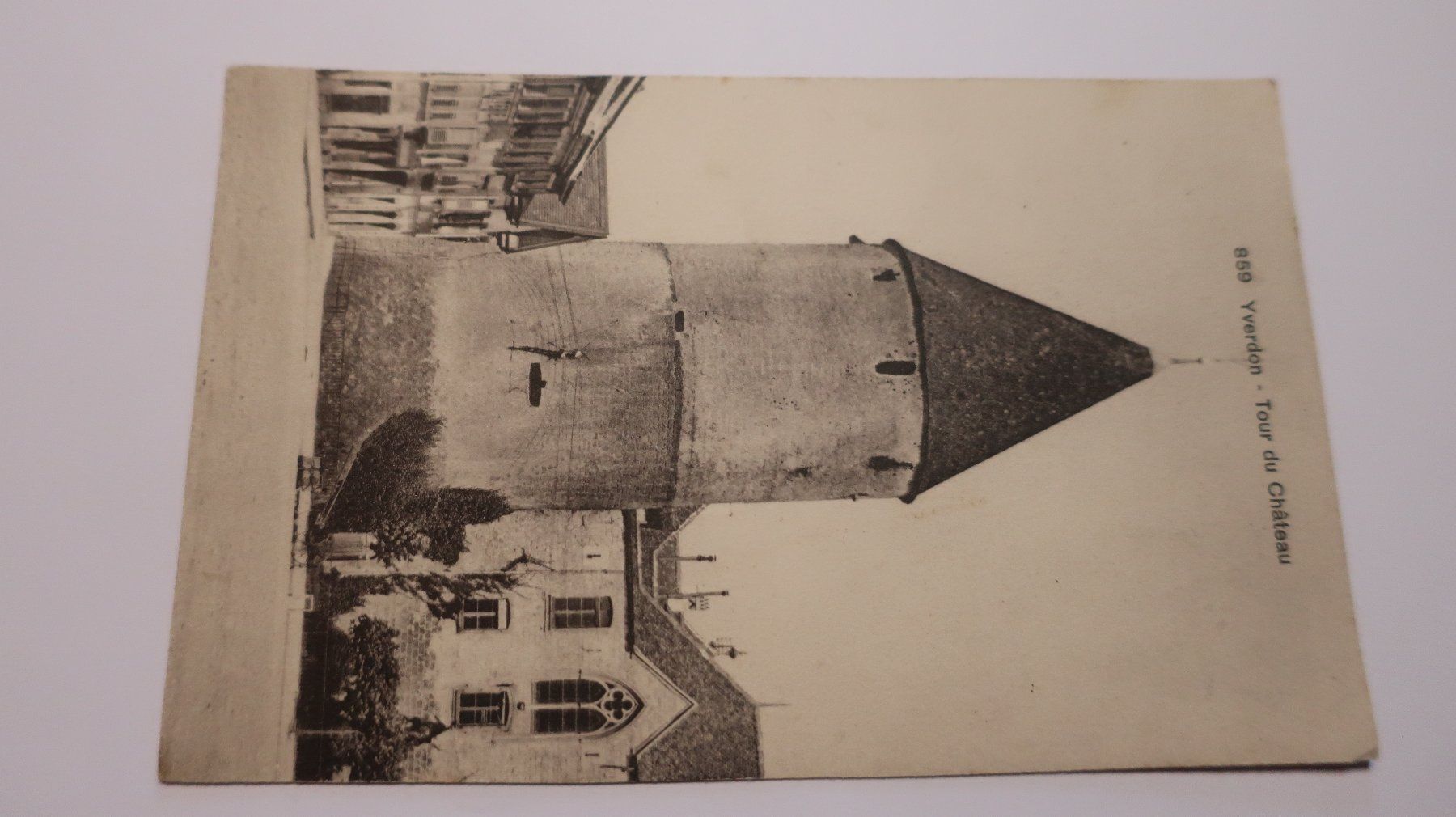 Cartoline postali: Yverdon - Tour du Château  1914 – Usato da Cormoret venduto da Pascalll2001 1
