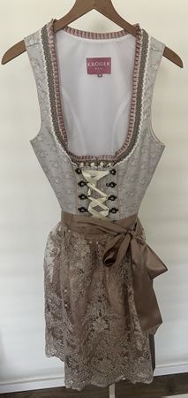 Dirndl Krüger Madl beige Grösse 38 neuwertig