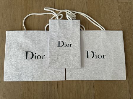 3 Dior Papiertaschen, neuwertig