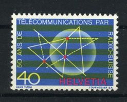 1971, Nr.504, Sondermarke 50 Jahre Radio Schweiz **