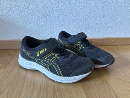 Kinderschuhe ASICS schwarz gelb Grösse 34.5