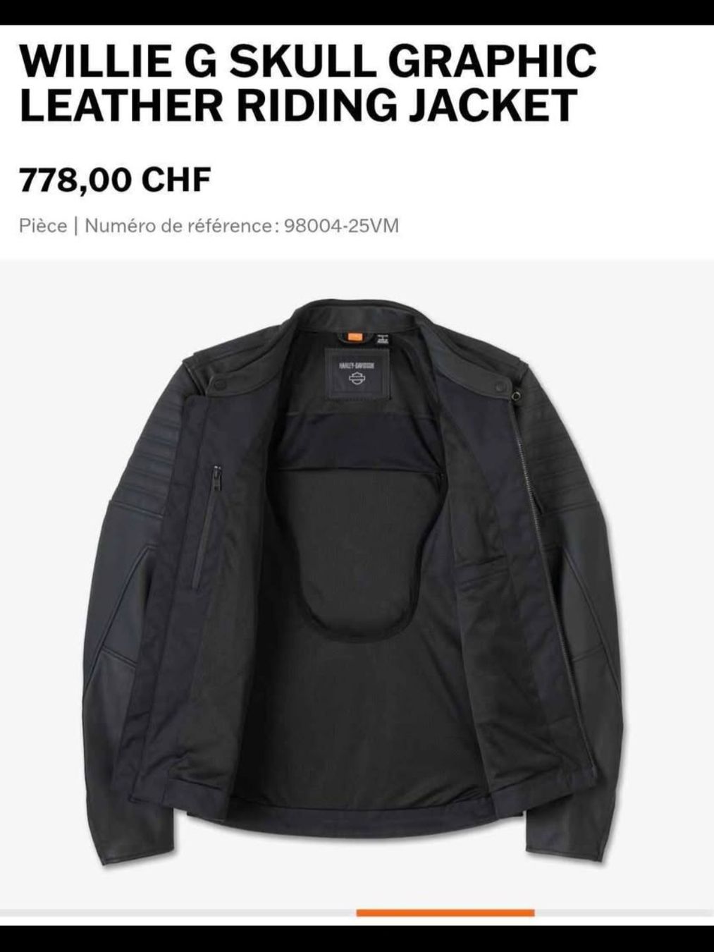 Harley-Davidson Giacche: Veste de moto Harley-Davidson – Usato da Boulens venduto da Keke311 2