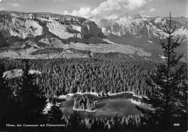 Flims der caumasse mit flimserstein