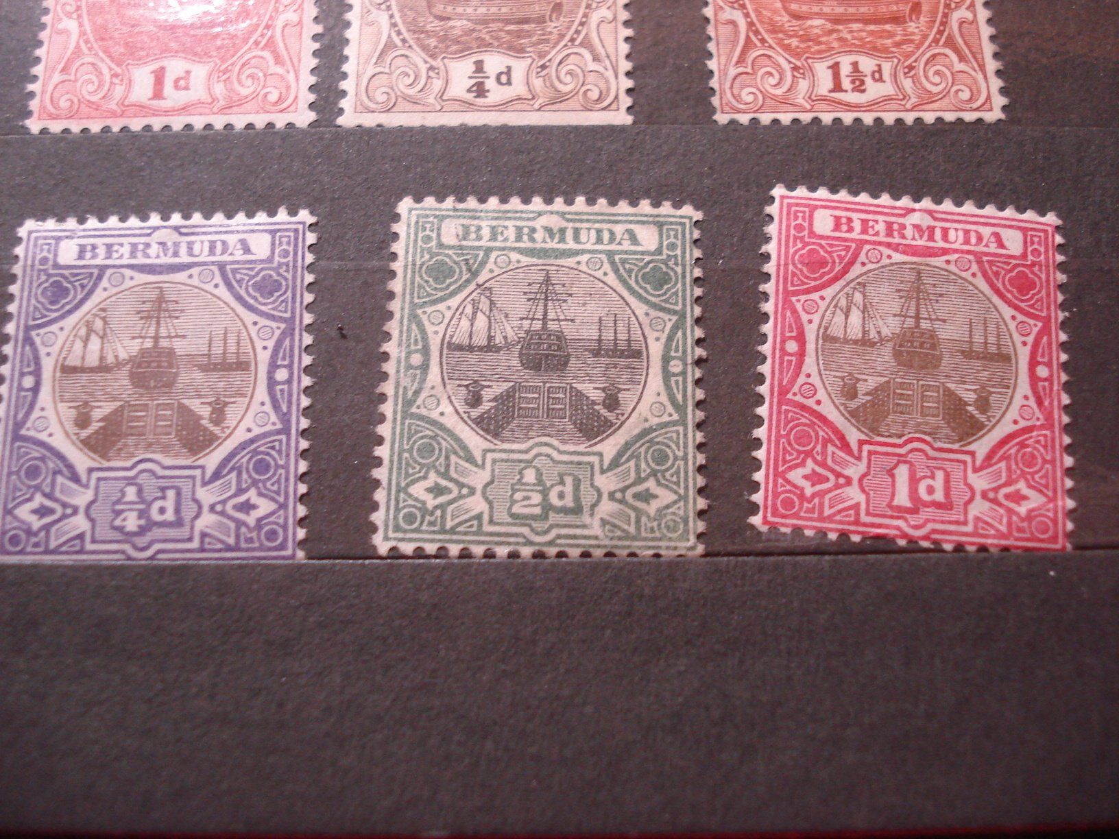 Tous les timbres: Lot alte Marken Bermuda* – D'occasion à Niederwil AG par morostahu 3
