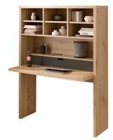 Sekretär mit Regalfächern Holzoptik gebraucht Zustand