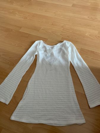 Jolie robe blanche courte ou tunique H&M taille xxs ou 32