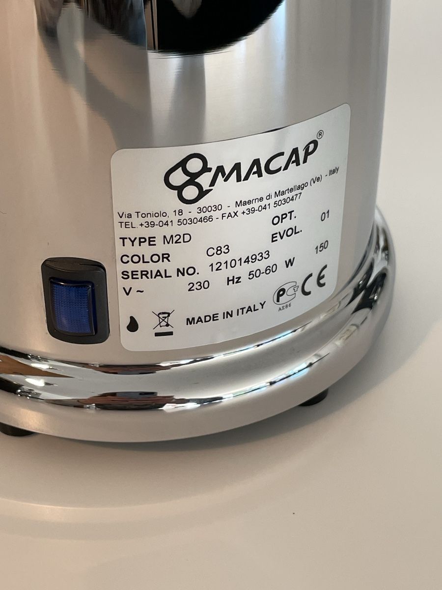 Elettrodomestici da cucina: Macap M2D Chrom Kaffeemühle – Nuovo (secondo la descrizione) da Münchenbuchsee venduto da xk25_est 4