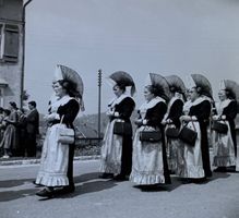 Foto H. Leu, St. Gallen, Appenzell, Fronleichnam, Trachten