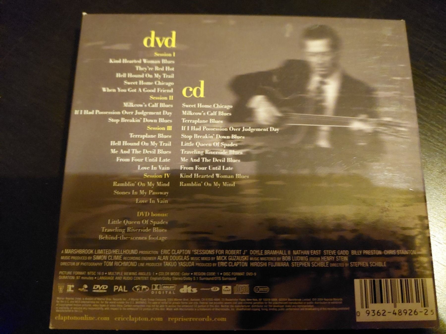 CD: Eric Clapton * Sessions for Robert Johnson CD / DVD – Usato da Lostorf venduto da MidnightRider59 1