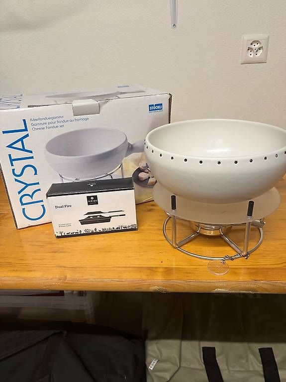 Stöckli Padelle: Caquelon fondue Stöckli Harmony cristal – Usato da Semsales venduto da dmi82 1