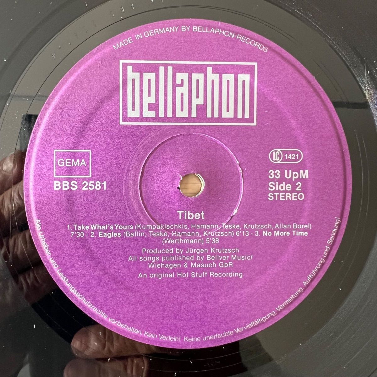 Schallplatten: Tibet - Same / 1. D-Press. 1978 - Very nice Copy – Gebraucht aus Gais von soundcave57 2