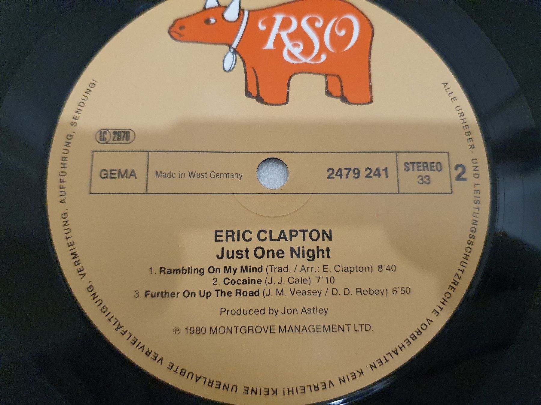 Schallplatten: Eric Clapton – Just One Night / 2 LP`s – Gebraucht aus Uster von Vinyl-Leidenschaft 9