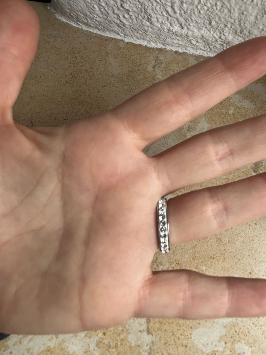 Anelli: Ring gr.54 glitzerkranz - Funkelnd & Elegant! – Usato da Dittingen venduto da Bellevista 6
