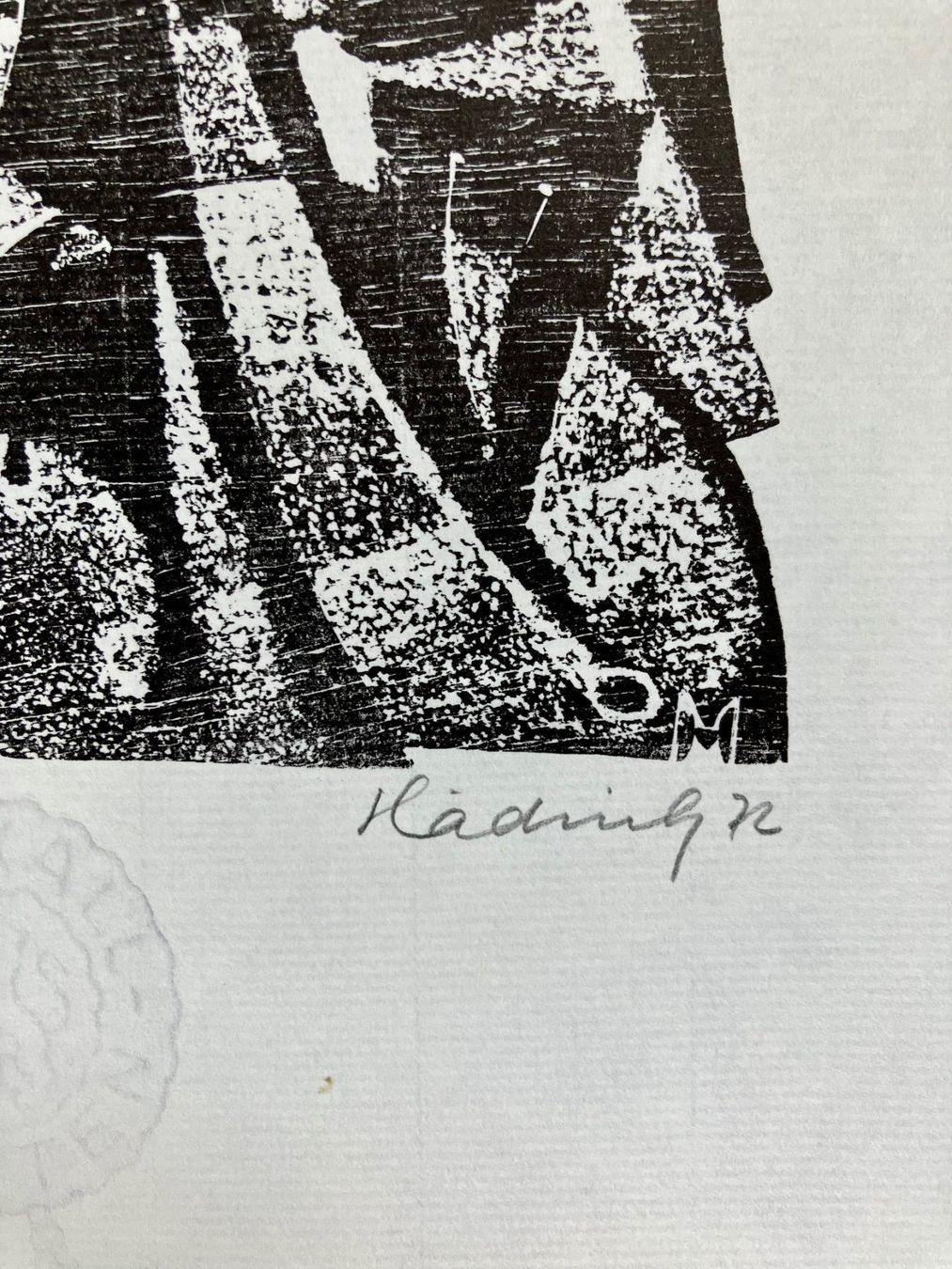 Holzschnitte: Holzschnitt von Werner Hädrich 1972 / Winterthur – Gebraucht aus Winterthur von Barunggeli 2
