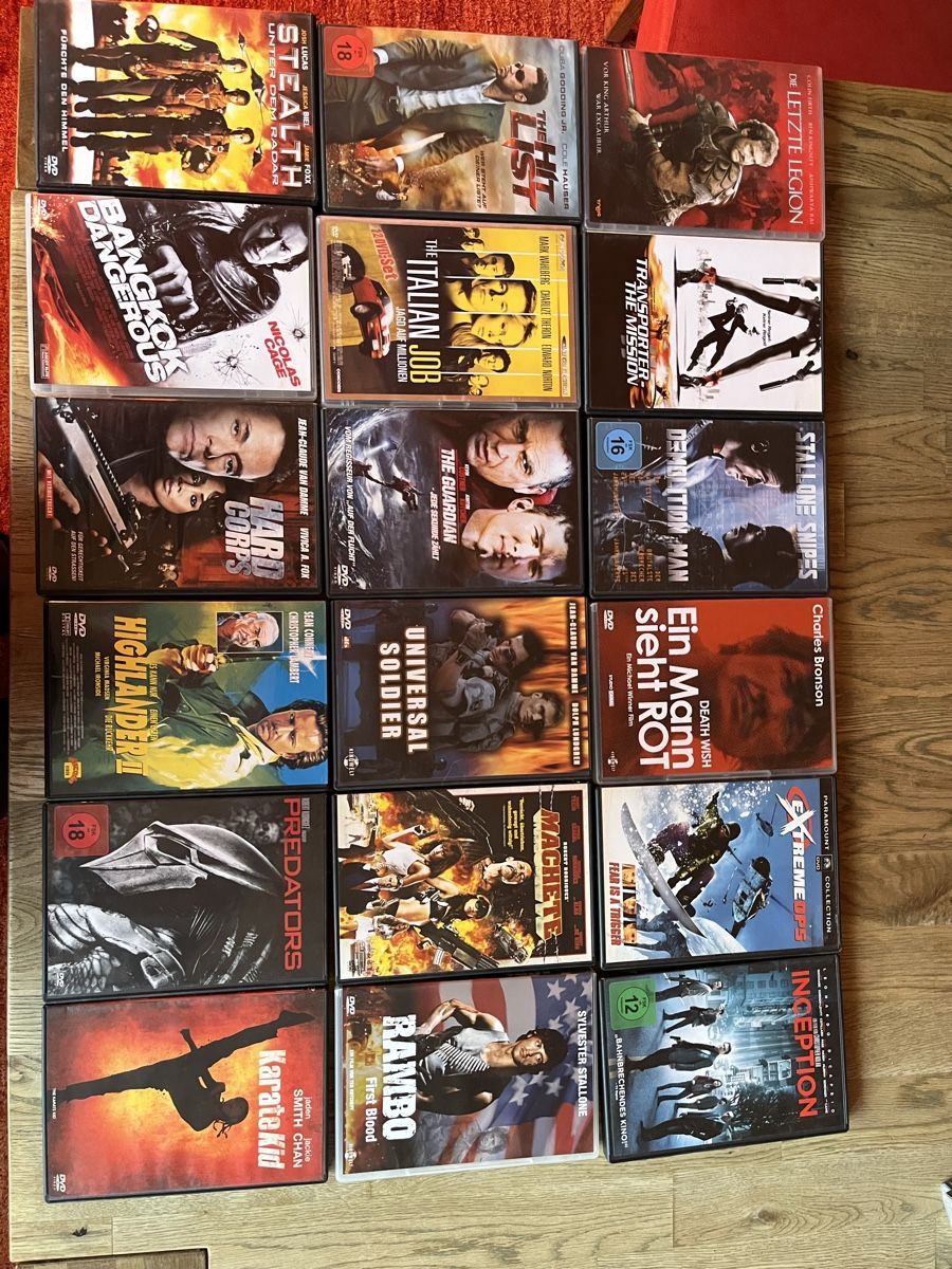 Alle DVDs: Action & Thriller DVD Sammlung (95 Stk.) – Gebraucht aus Leuzigen von LaicaStar 4